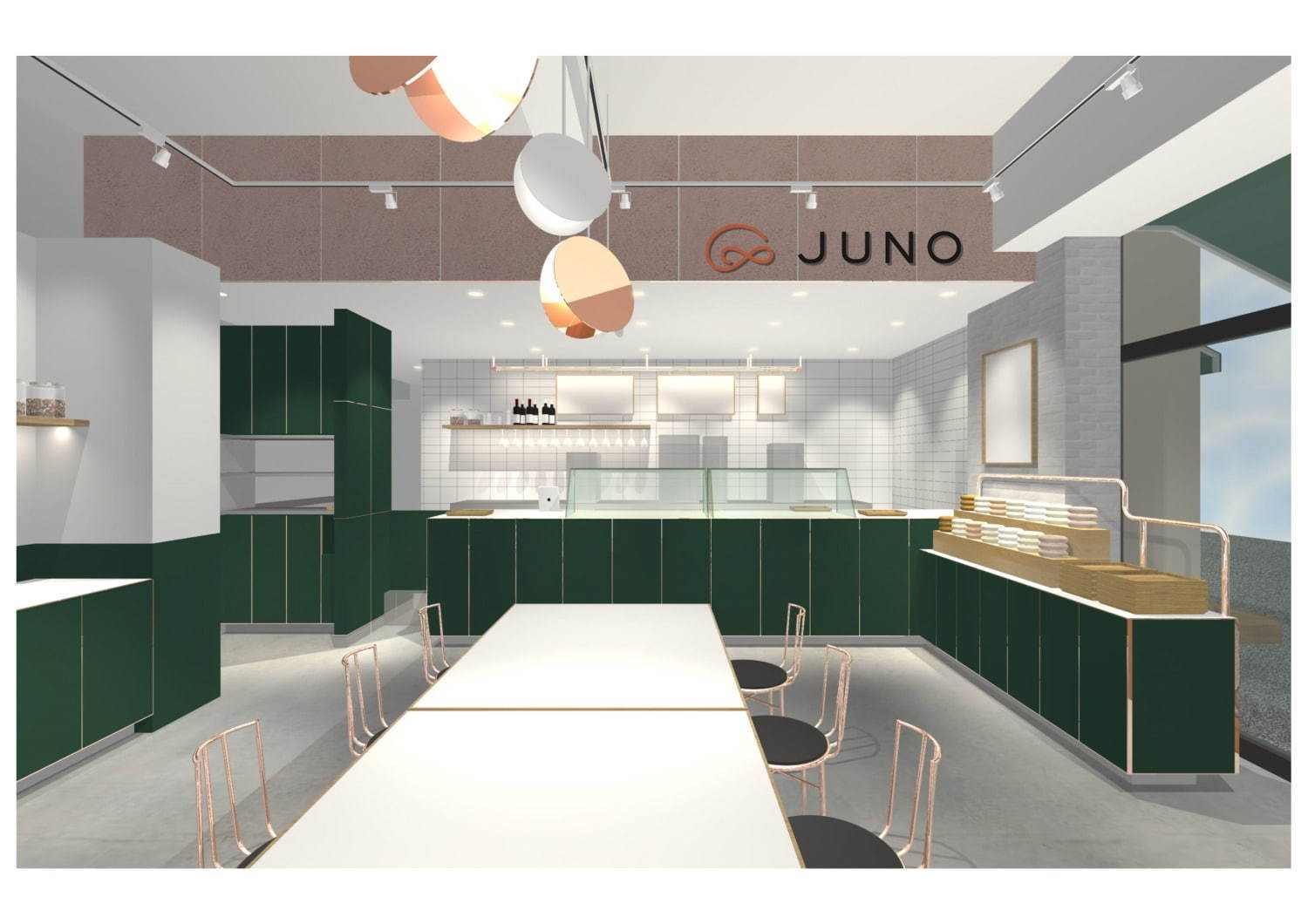 ベーグルカフェ「JUNO」が東京・自由が丘に - ジュノエスクがリニューアル、毎日食べたいベーグルを｜写真2