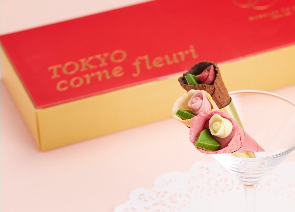 メサージュ ド ローズ チョコの花束 大丸東京店で限定販売 バラの花束をチョコとコーンで ファッションプレス