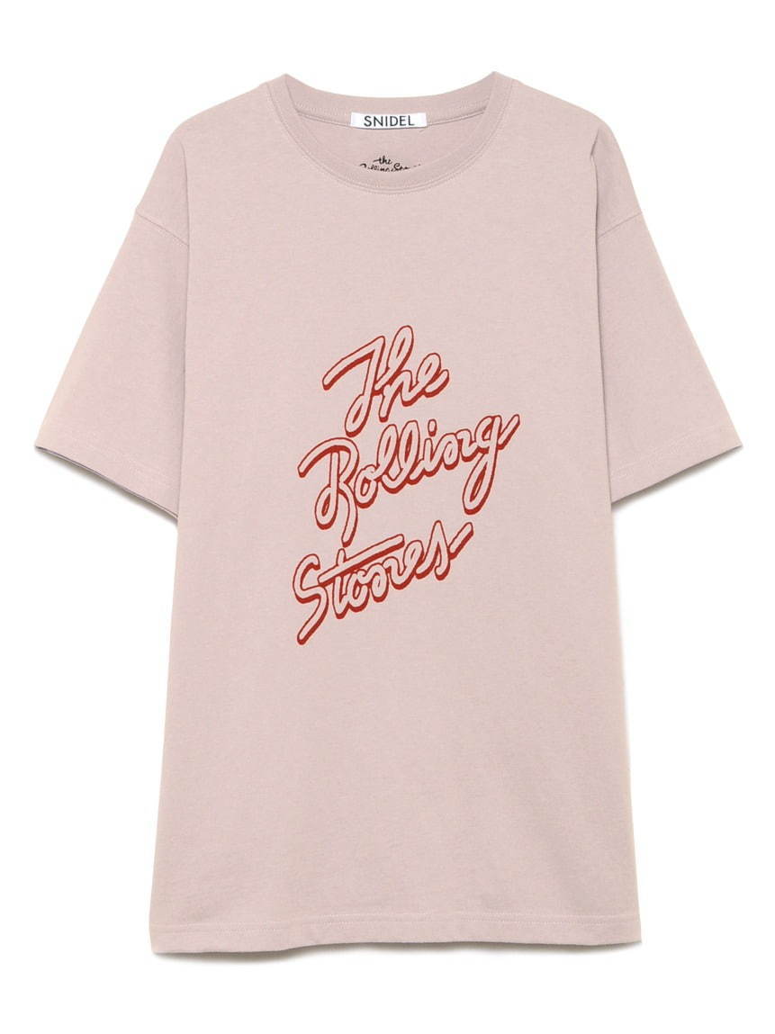 スナイデル ザ ローリング ストーンズ の リップス タン を配したロックtシャツ ファッションプレス