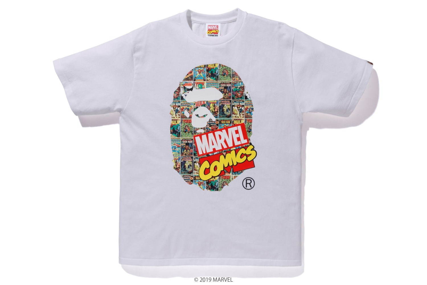 マーベル ベイプのコラボtシャツ アイアンマンやキャプテン アメリカをカモ柄グラフィックに ファッションプレス