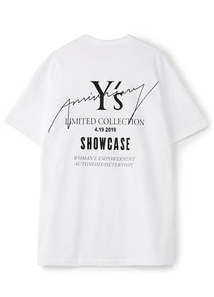 Y's 表参道限定アイテム - ロゴプリントTシャツ＆シャツ、“反転ロゴ”の