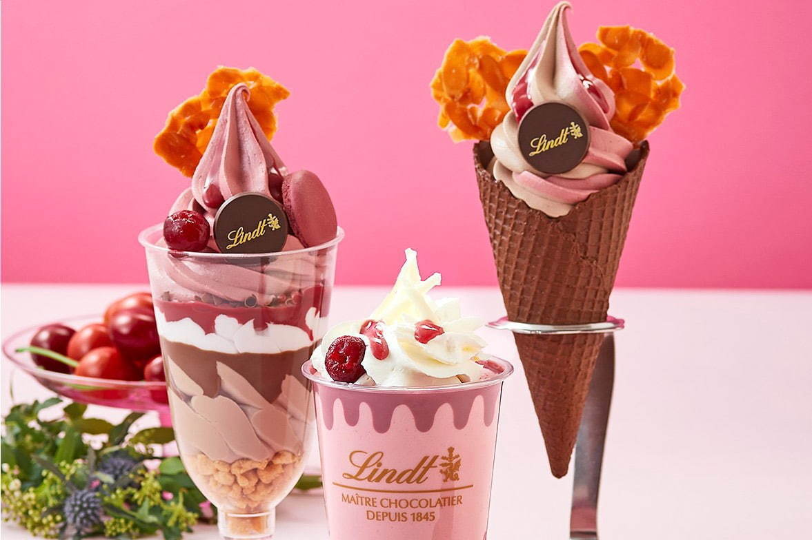 リンツから濃厚果実感を楽しむ夏限定「ソフトクリームショコラ 