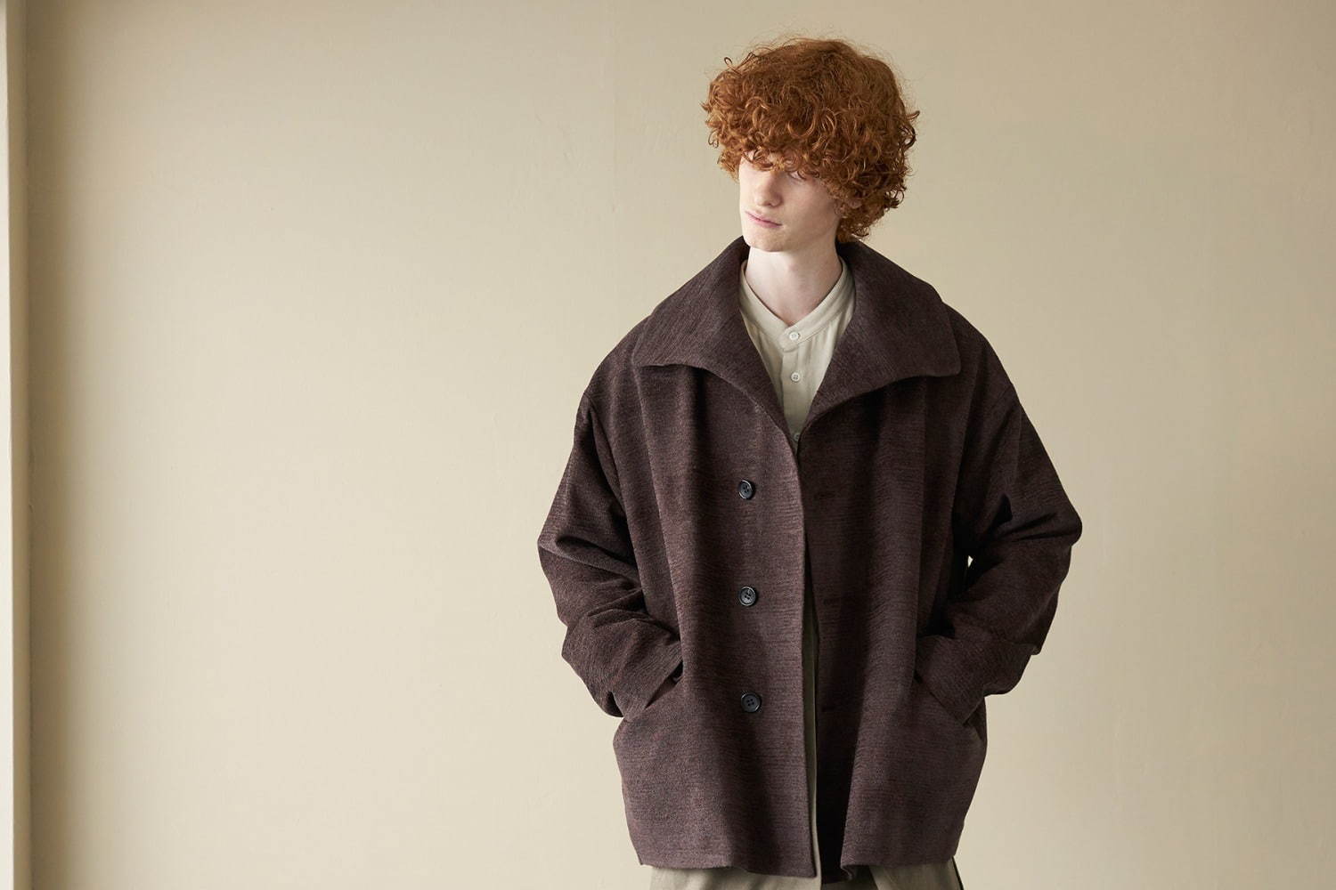 TROVE 2020AW SAPMI COAT MERINO TWEED | TROVE トローヴSAPMI COAT