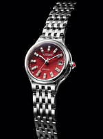女性向け高級時計「シチズン エクシード プレシャス」深紅の和紙×ダイヤモンドの限定モデル発売 - ファッションプレス