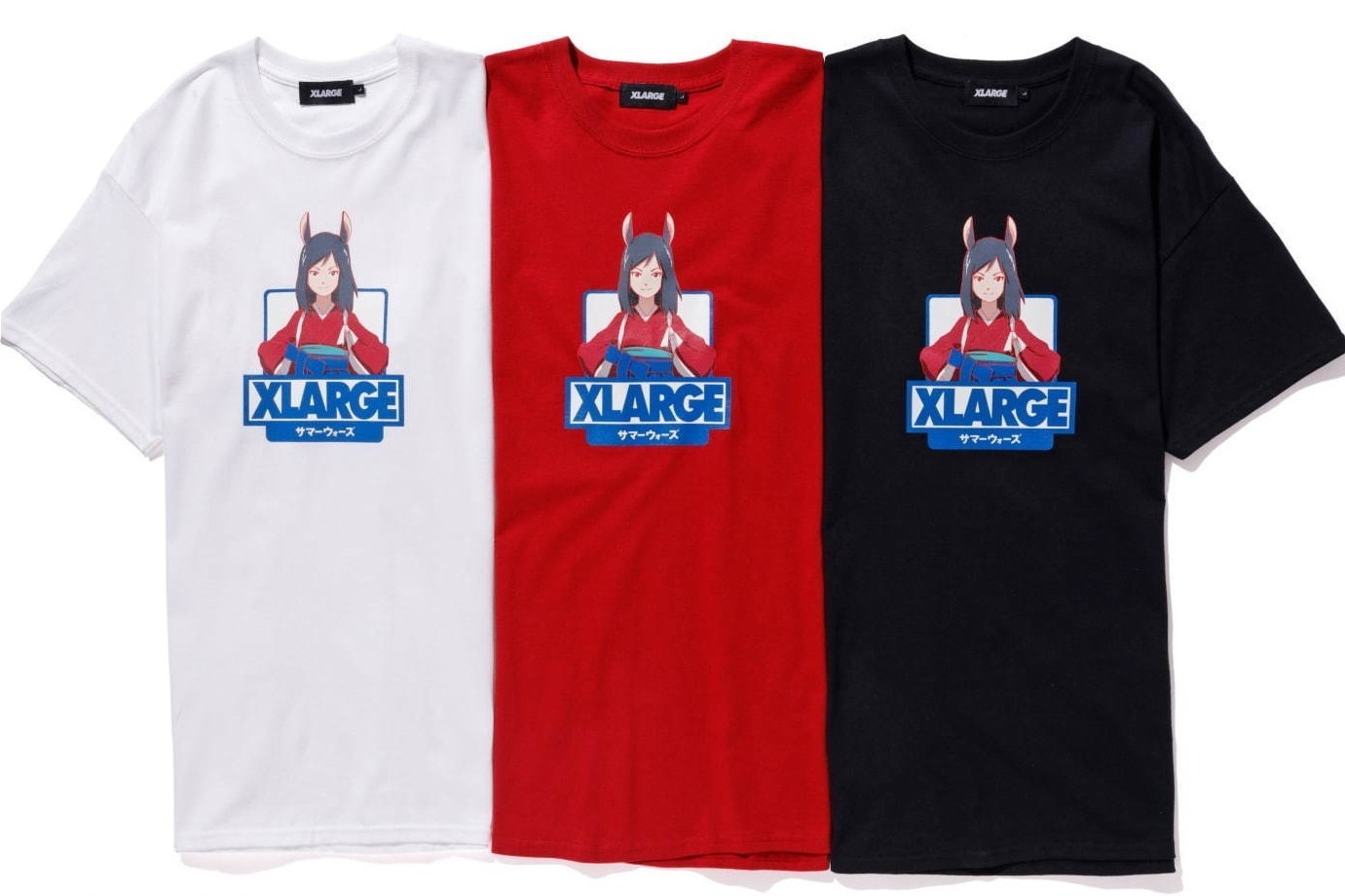 XLARGE×映画『サマーウォーズ』キングカズマやラブマシーンのTシャツ