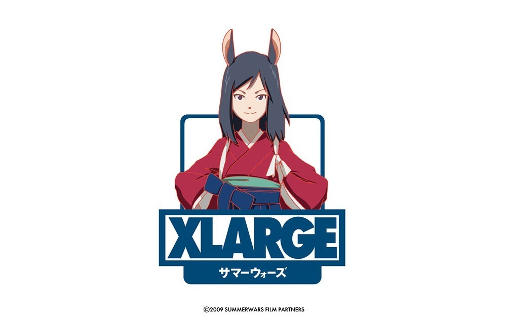 XLARGE×映画『サマーウォーズ』キングカズマやラブマシーンのTシャツ