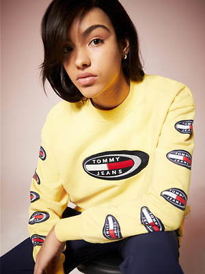 Tommy jeans shop summer logo sweatshirt