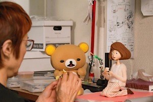 リラックマとカオルさん展」新宿で - 撮影セットとコマ撮り人形を初 
