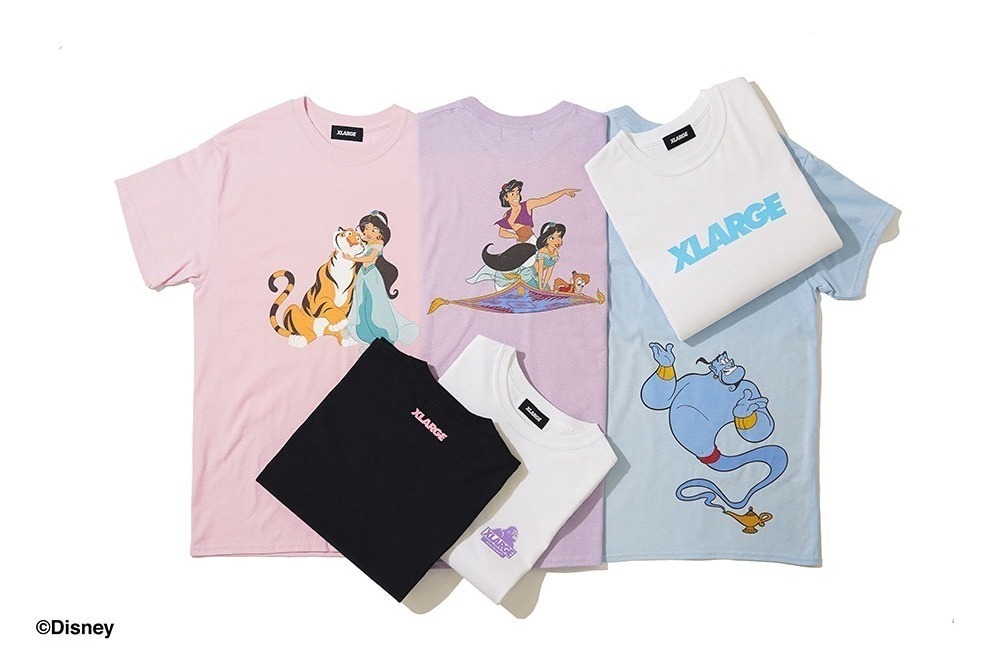 Xlargeのディズニー アラジン メンズtシャツ ジャスミンやジーニーなどキャラクタープリント ファッションプレス