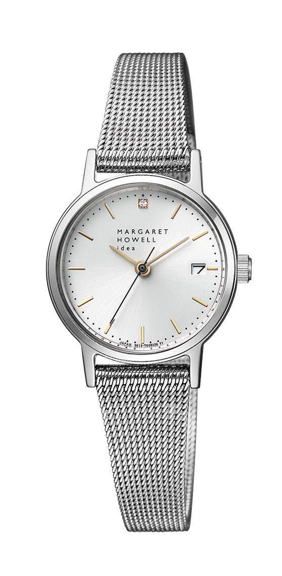 【電池交換済】MARGARET HOWELL 腕時計 デイト レディース MHL
