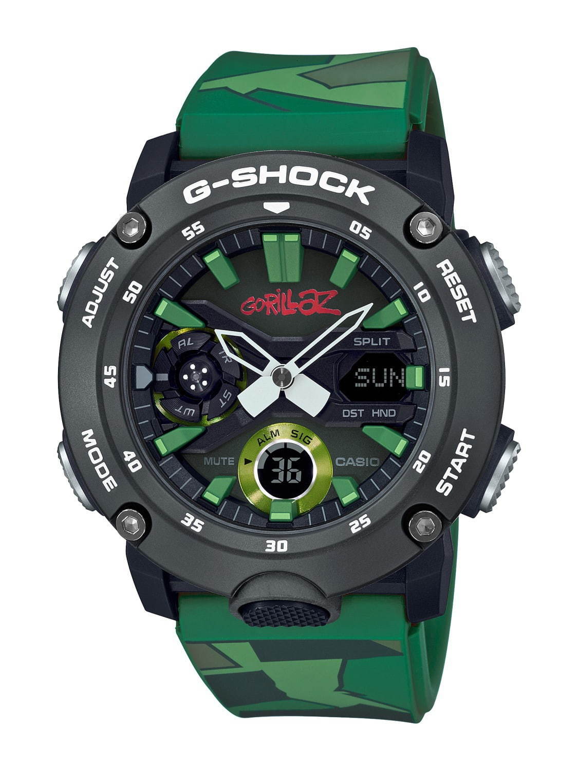 G-SHOCK×ゴリラズのコラボ腕時計、1st＆最新アルバムのジャケット 