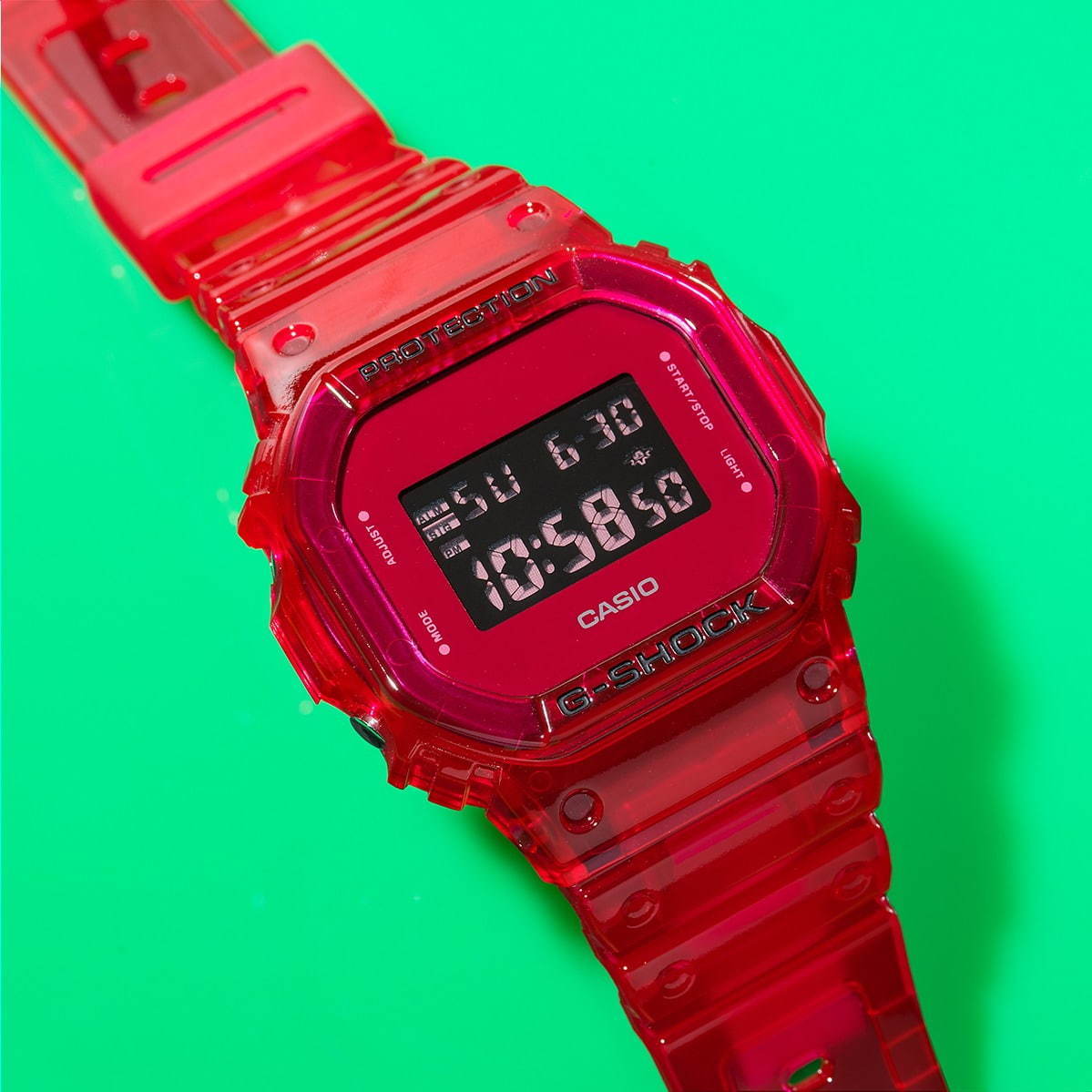 G-SHOCKからスケルトン素材の新作腕時計、名作「DW-5600」がベース ...