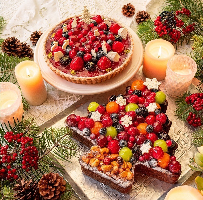 キル フェ ボン 森のクリスマスパーティー がテーマのクリスマスケーキ19 フルーツたっぷり2種 ファッションプレス