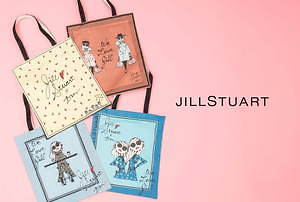 ジルスチュアート“女の子やハートのイラスト”ウォレットやバッグ、ジョ