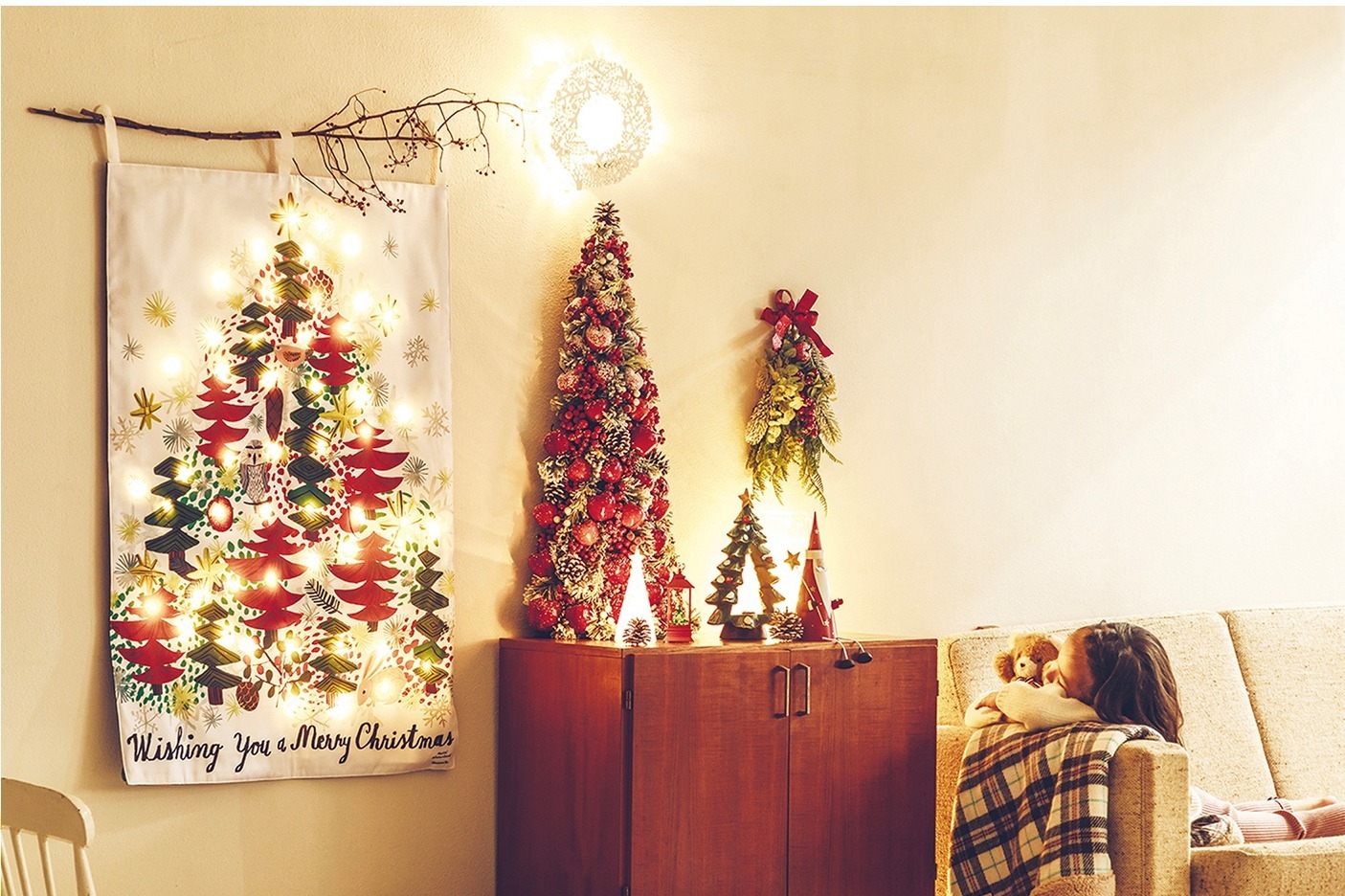 アフタヌーンティー リビングのクリスマス 超ミニサイズのツリー サンタやトナカイのコースター ファッションプレス