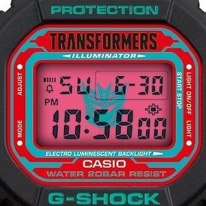 G-SHOCK×タカラトミー「トランスフォーマー」、腕時計とフィギュアがセットになったコラボ第2弾 - ファッションプレス