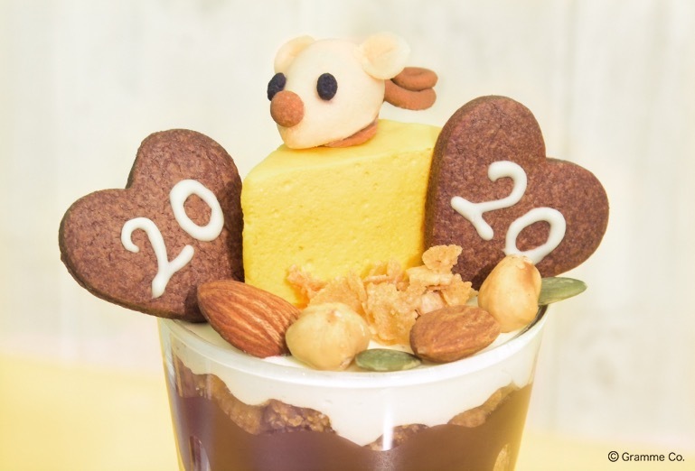 Q-pot CAFE.から“ネズミ＆チーズ”モチーフのパフェ＆アフタヌーンティー、年末年始限定で｜写真4