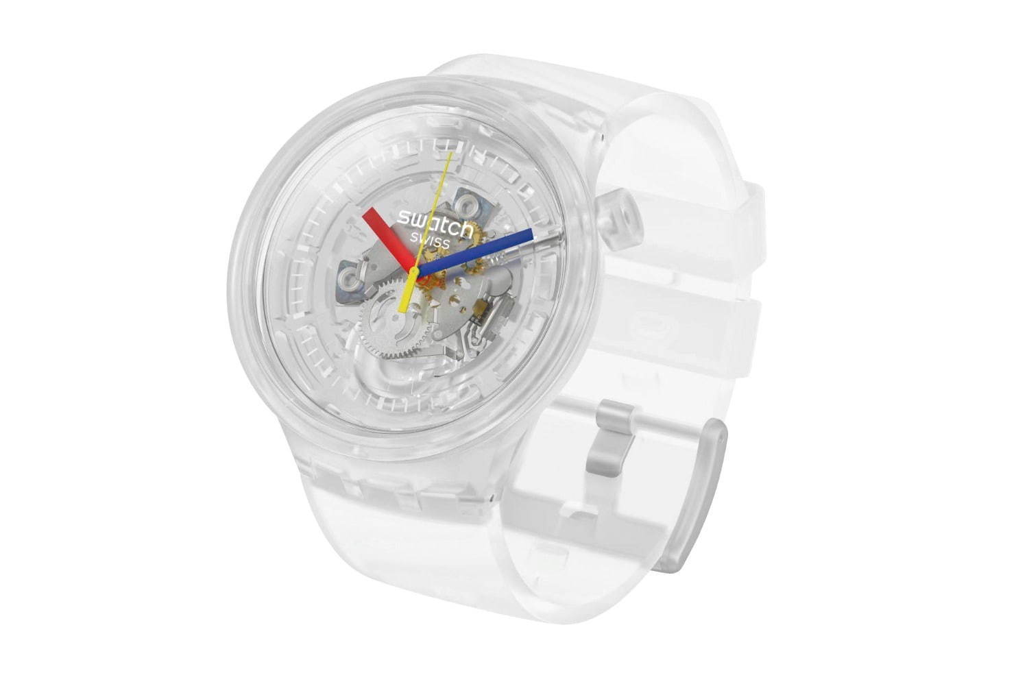 スウォッチ swatch 腕時計 メンズ腕時計 クリア スケルトン 透明-