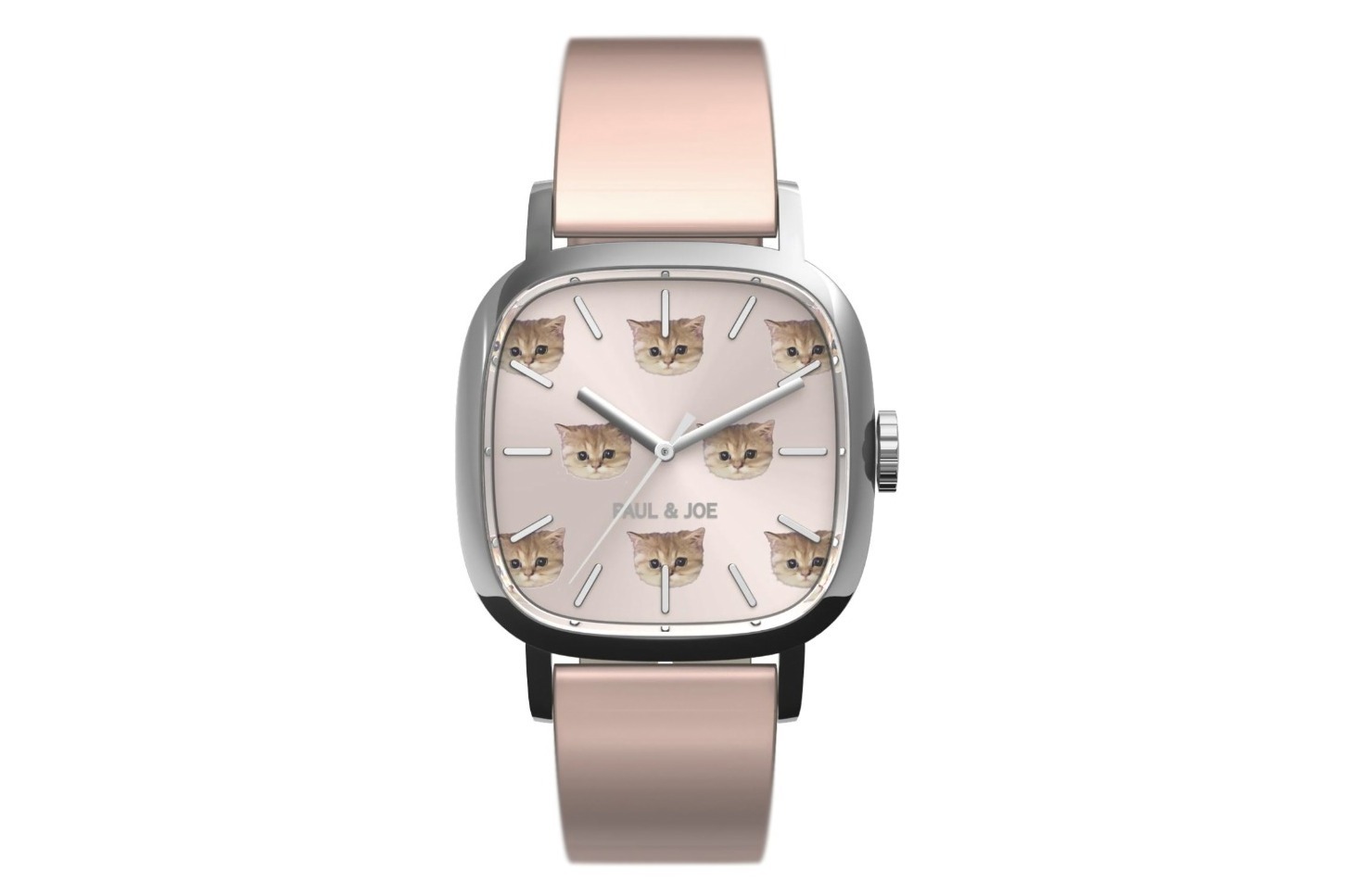 ポール & ジョー“猫”モチーフの限定腕時計「スクエア ヌネット」猫の顔 ...