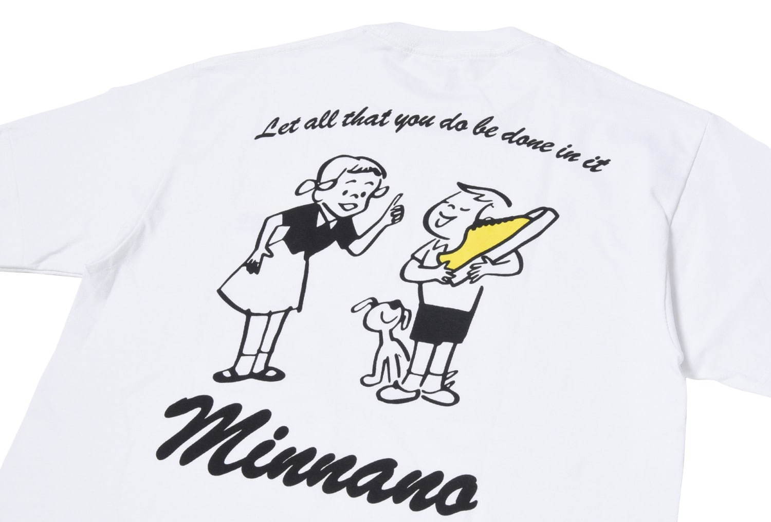 VANS×MIN-NANOのスニーカー、青チェック＆イエローで - Tシャツなど