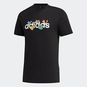 アディダス ポケモン コラボスニーカー Tシャツ ゲーム初期を彷彿させる ピクセル化ピカチュウ ファッションプレス