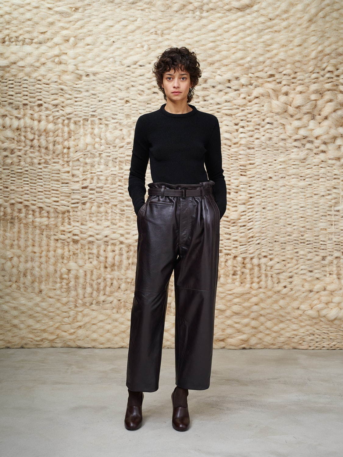 lemaire 20ss wide pants leg