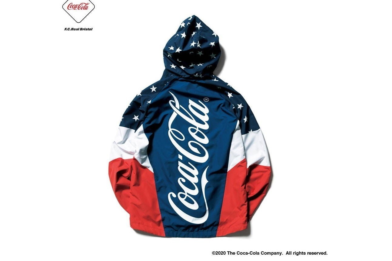 F.C.R.B.×「コカ·コーラ」ロゴを配したジャケットやフーディー、星