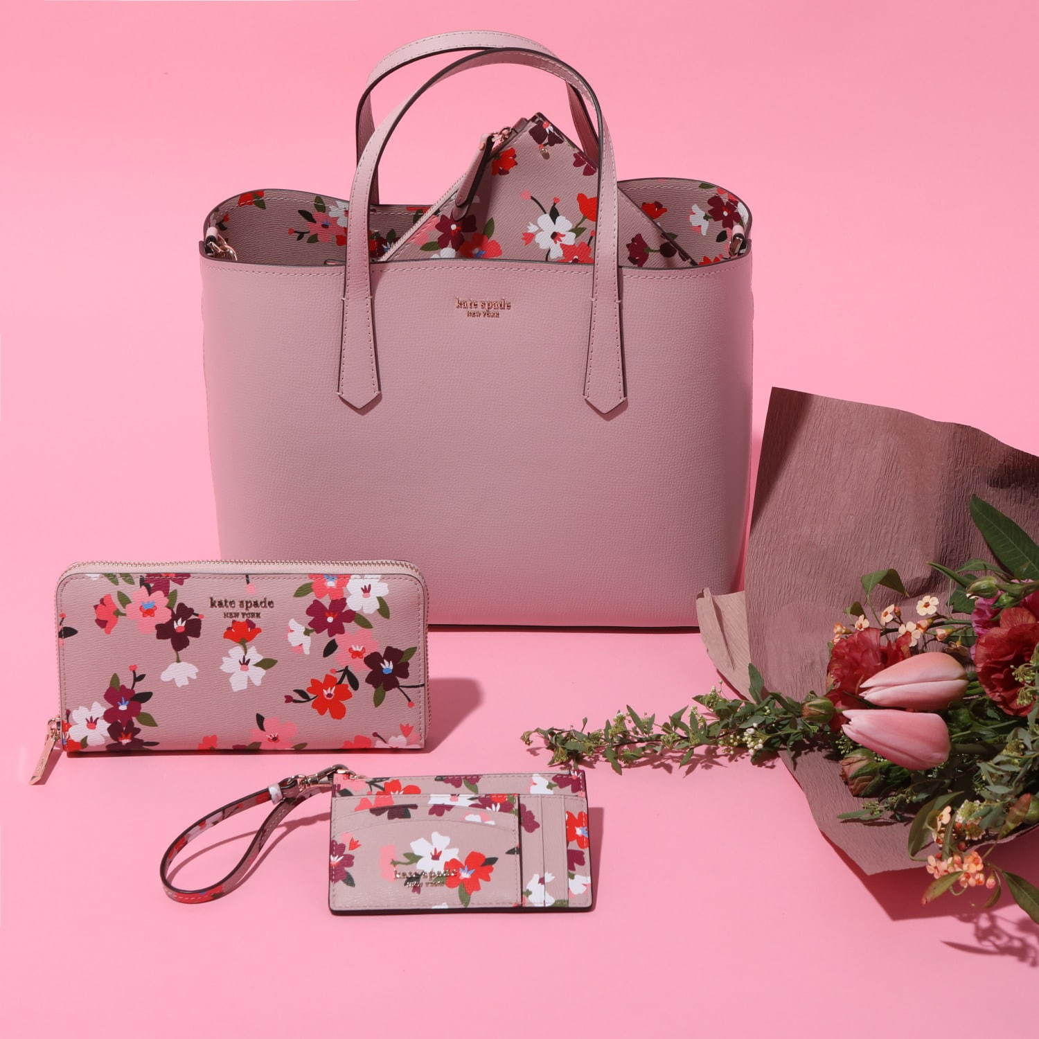 ケイト スペード 桜 咲く限定バッグ 小物 チェリーブロッサム コレクション ファッションプレス