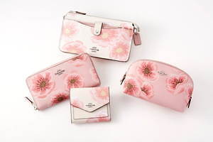 コーチの「サクラ」バッグ＆財布、“ピンクグラデ”カラーの桜プリントが ...