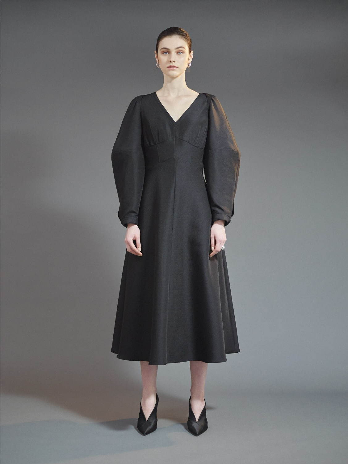 yohei ohno ヨウヘイオオノshirring sleeve dress camexbolivia.com