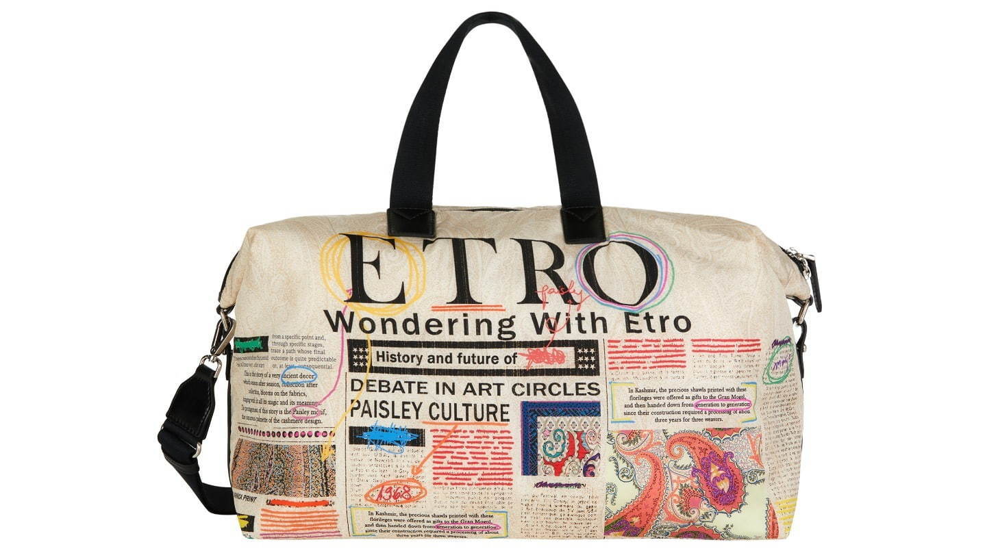 エトロ“タブロイド紙”着想のバッグやTシャツ、ブランドの歴史