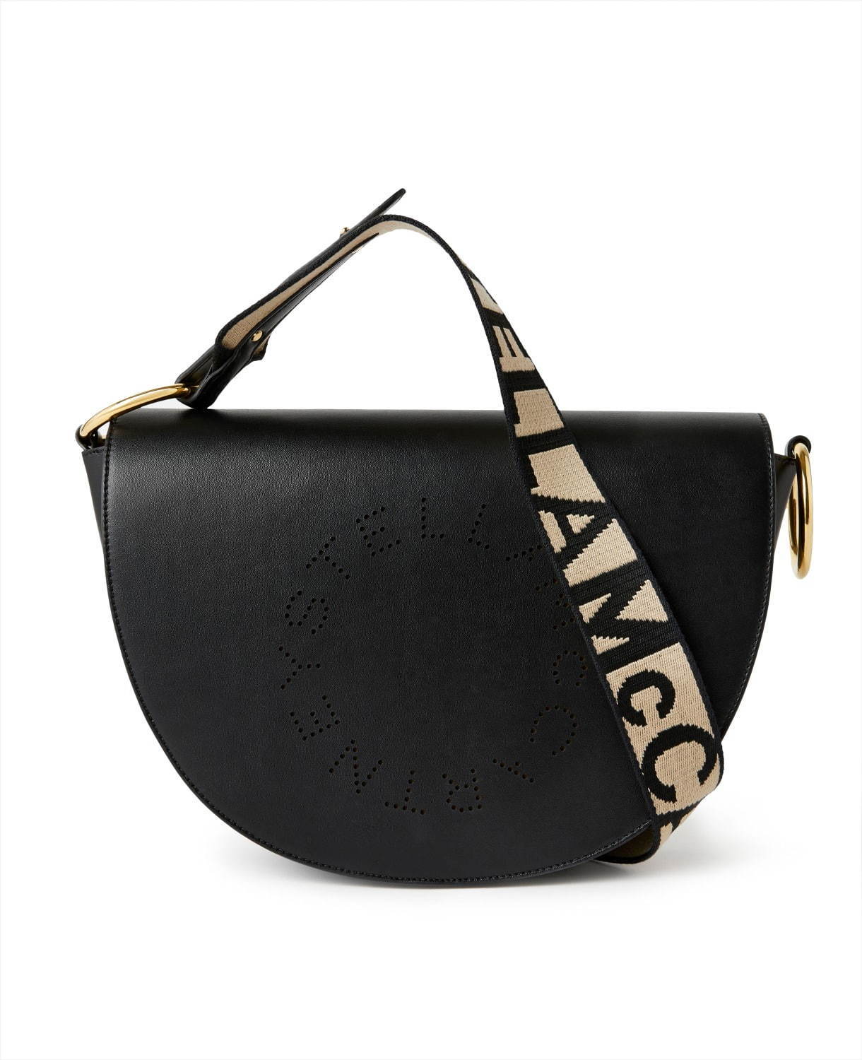 ステラ マッカートニーの新作ロゴバッグ、ハーフムーン型「マーリー