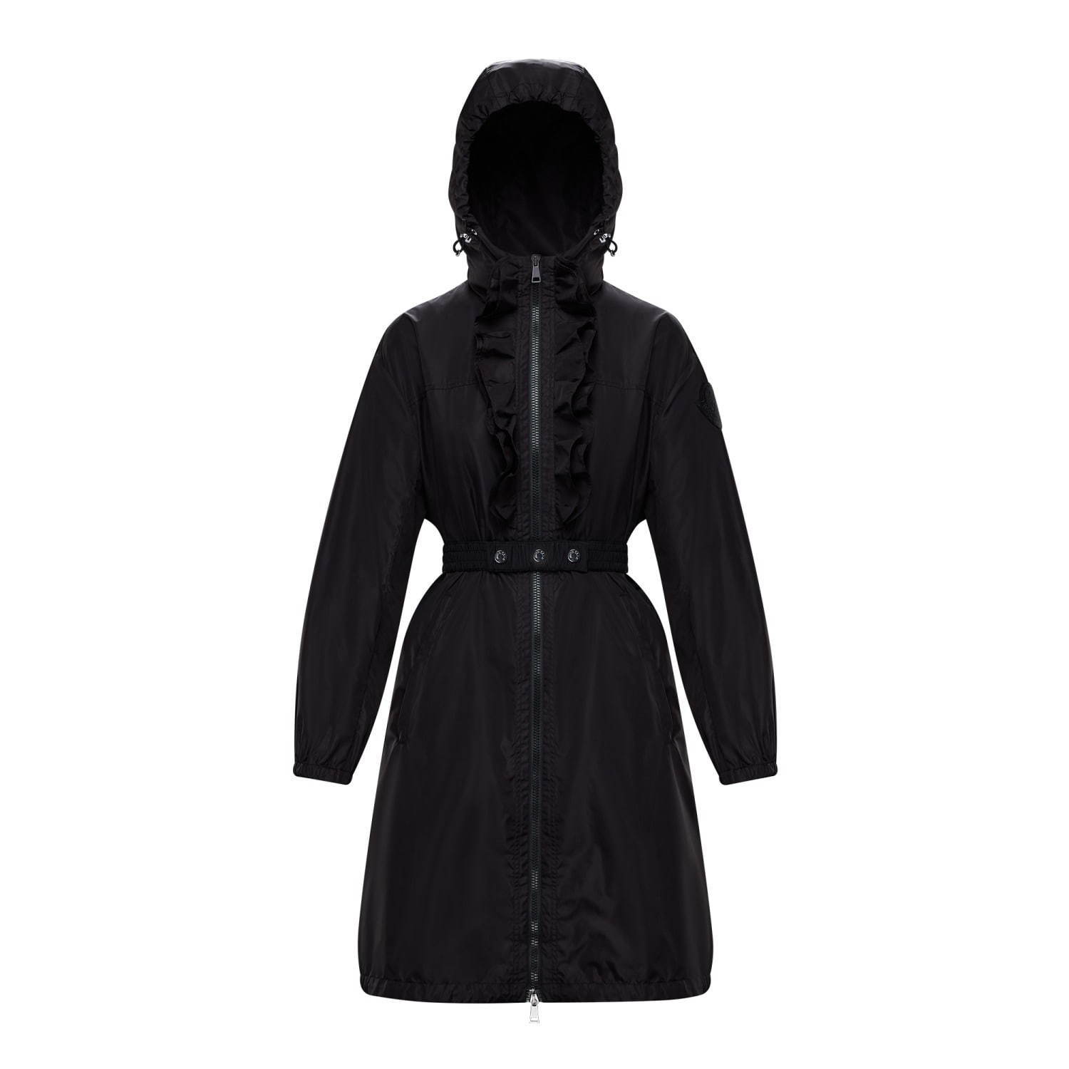 モンクレール ミニマルシック な新作レディースウェア フリル付きジャケット 異素材ミックスワンピ ファッションプレス