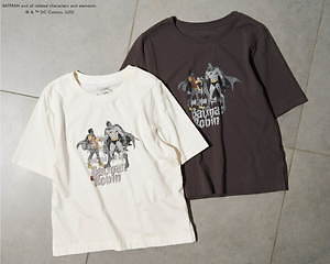 リリー ブラウンがdcコミックス バットマン とコラボ ヴィンテージ風カラーのtシャツやニット ファッションプレス