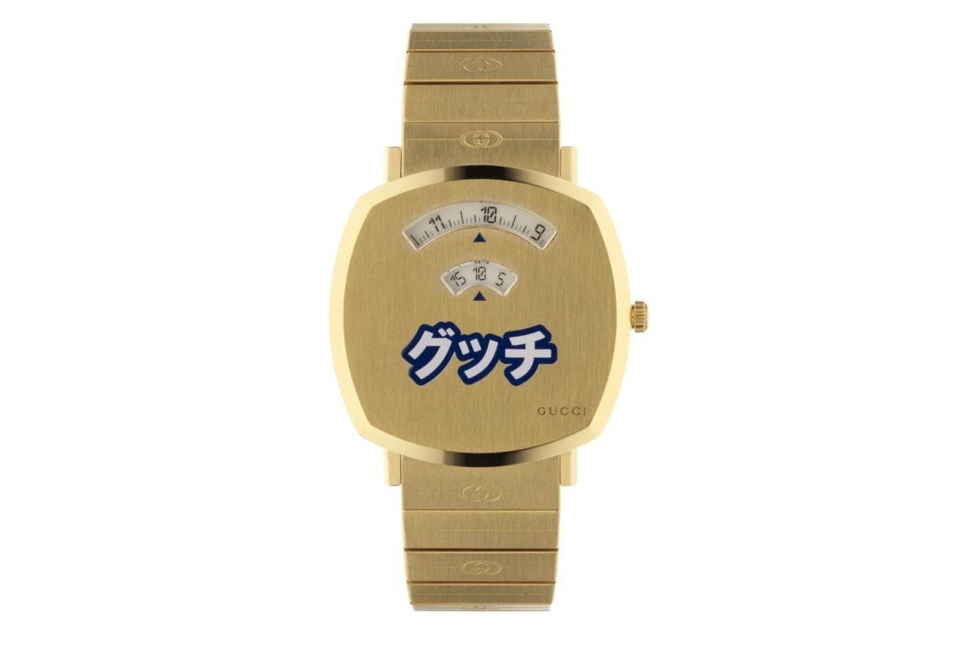 グッチの新作腕時計 カタカナロゴ の日本限定 グリップ やビー ハチ の秒針が回転するウォッチ ファッションプレス