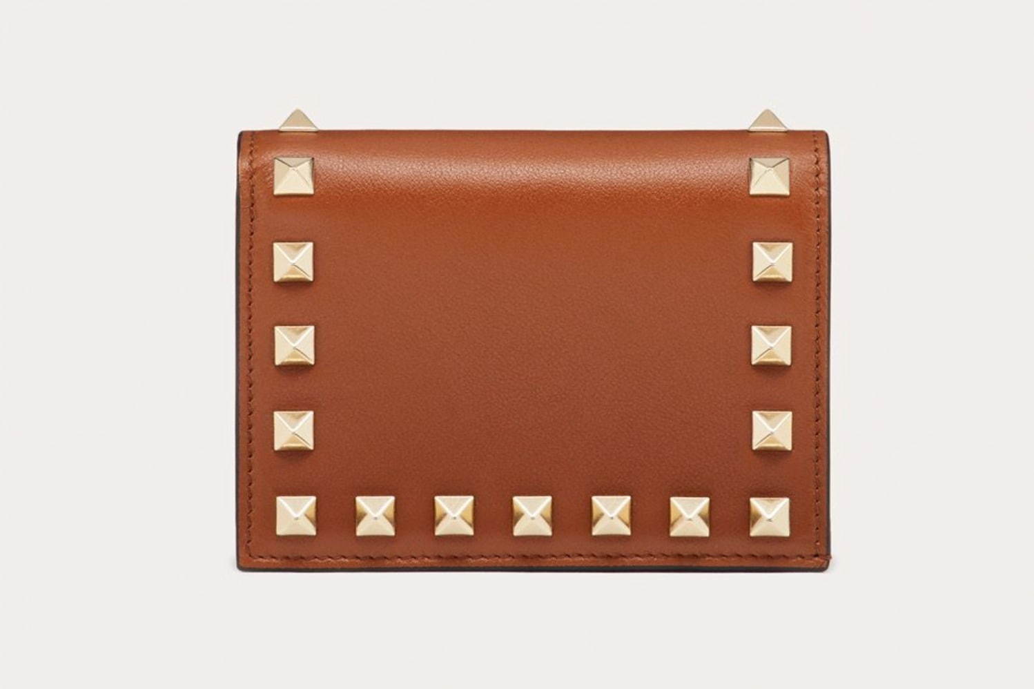 ヴァレンティノ ガラヴァーニのレディース財布、スタッズ輝くミニ財布