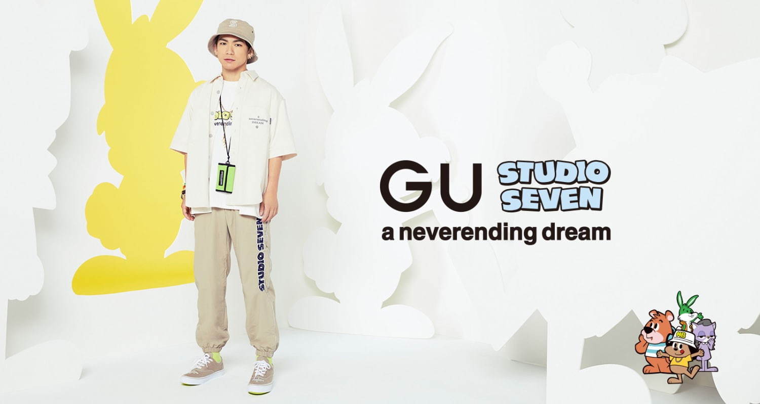 GU × STUDIO SEVEN コラボ  ワークハーフパンツ