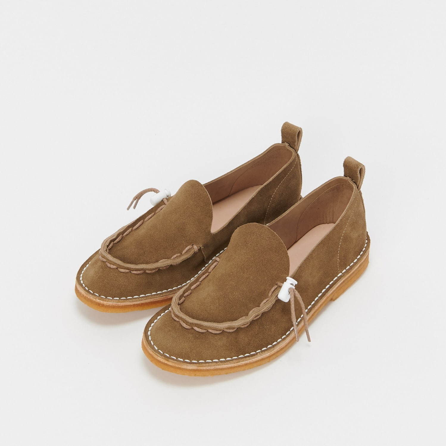 非売品 Hender Scheme self lace mocca スウェードローファ - 靴