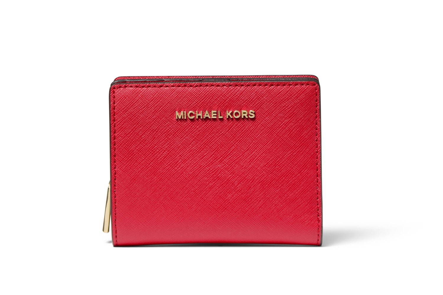 ★最新モデル 【新品】MICHAEL KORS 財布 二つ折り財布 レッドMOCA人気ブランド