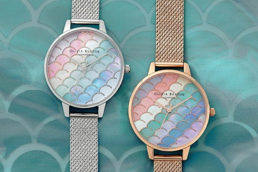 オリビア・バートン新作腕時計、“海の中”を表現したグリッター