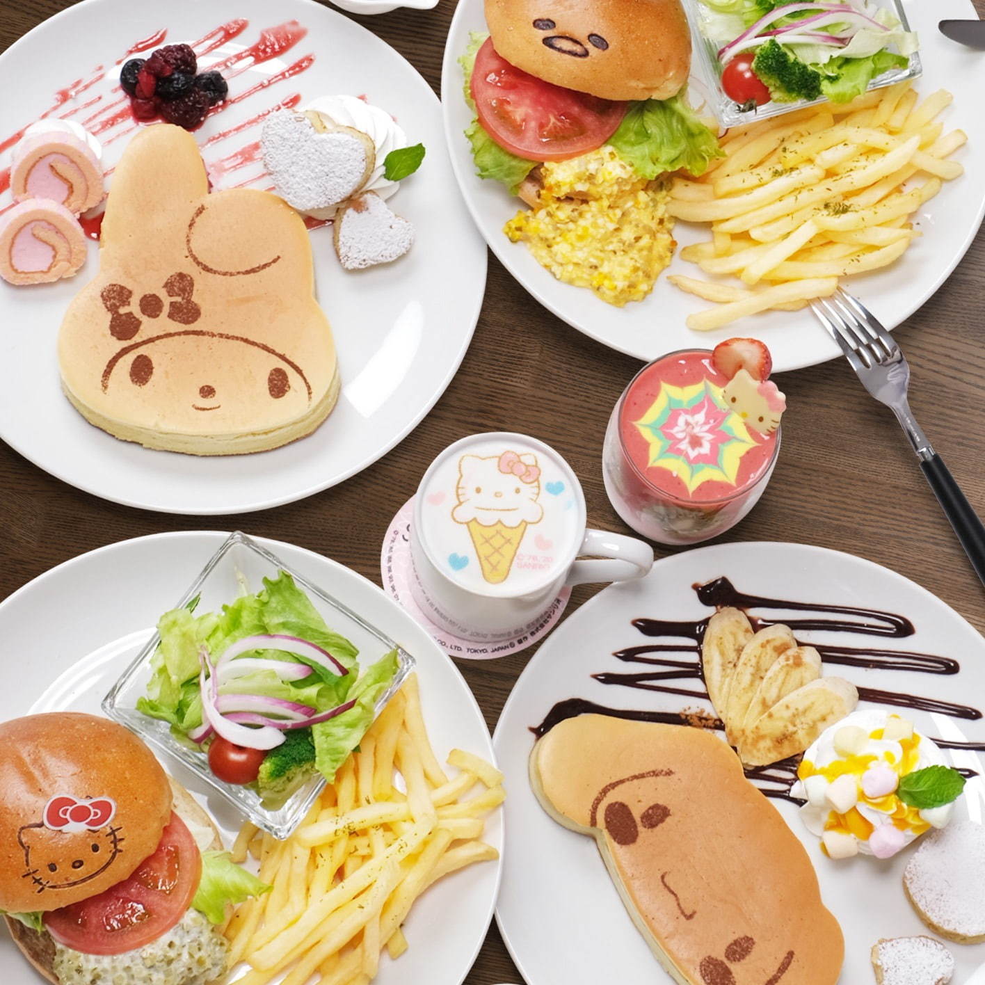 サンリオカフェ が東京 池袋のサンシャインシティに カフェスペース テイクアウト専門ワゴン ファッションプレス
