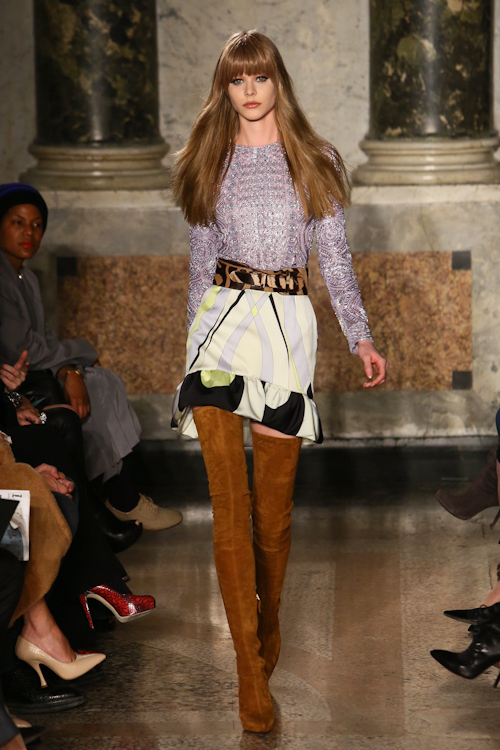 エミリオ・プッチ(EMILIO PUCCI) 2013-14年秋冬ウィメンズコレクション シルエット - 写真2