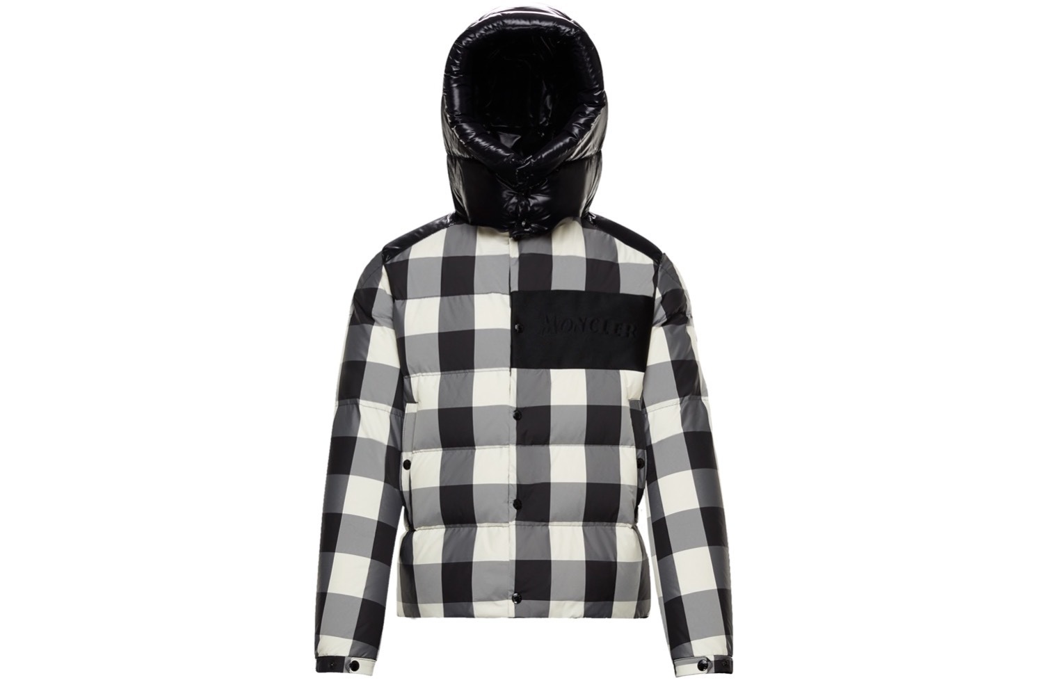 MONCLER モンクレール PALAVIS ダウンジャケット レッド チェック