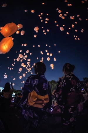 京都七夕スカイランタン祭り」 “和”をテーマに上賀茂神社で、日本最多