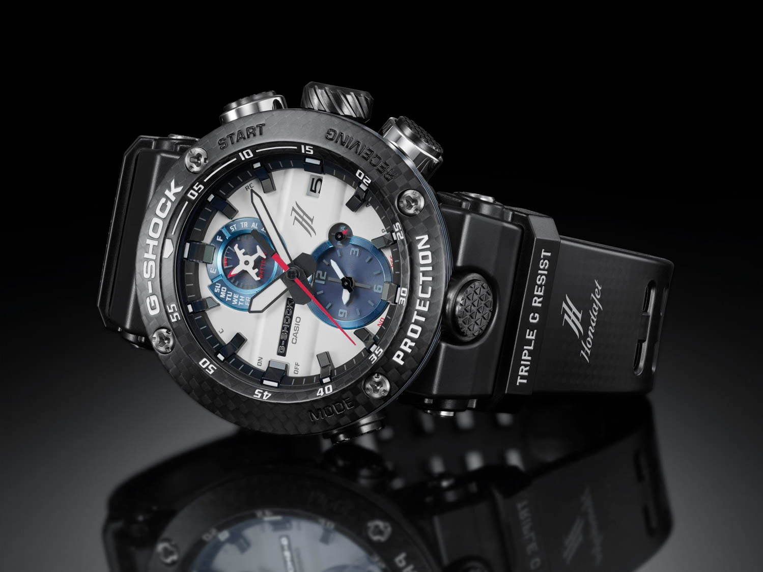 G-SHOCK×ホンダジェット エリート、小型ジェット機のモチーフを