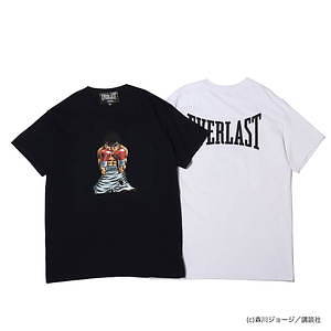 アトモス×はじめの一歩×エバーラスト、一歩イラストのTシャツ