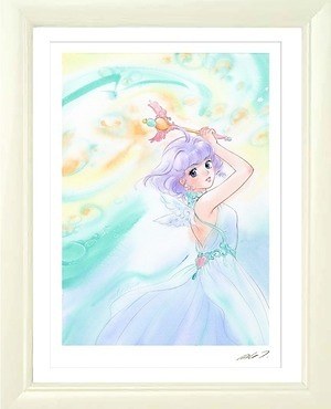魔法の天使　クリィミーマミ　高田明美　直筆サイン入り版画　複製原画