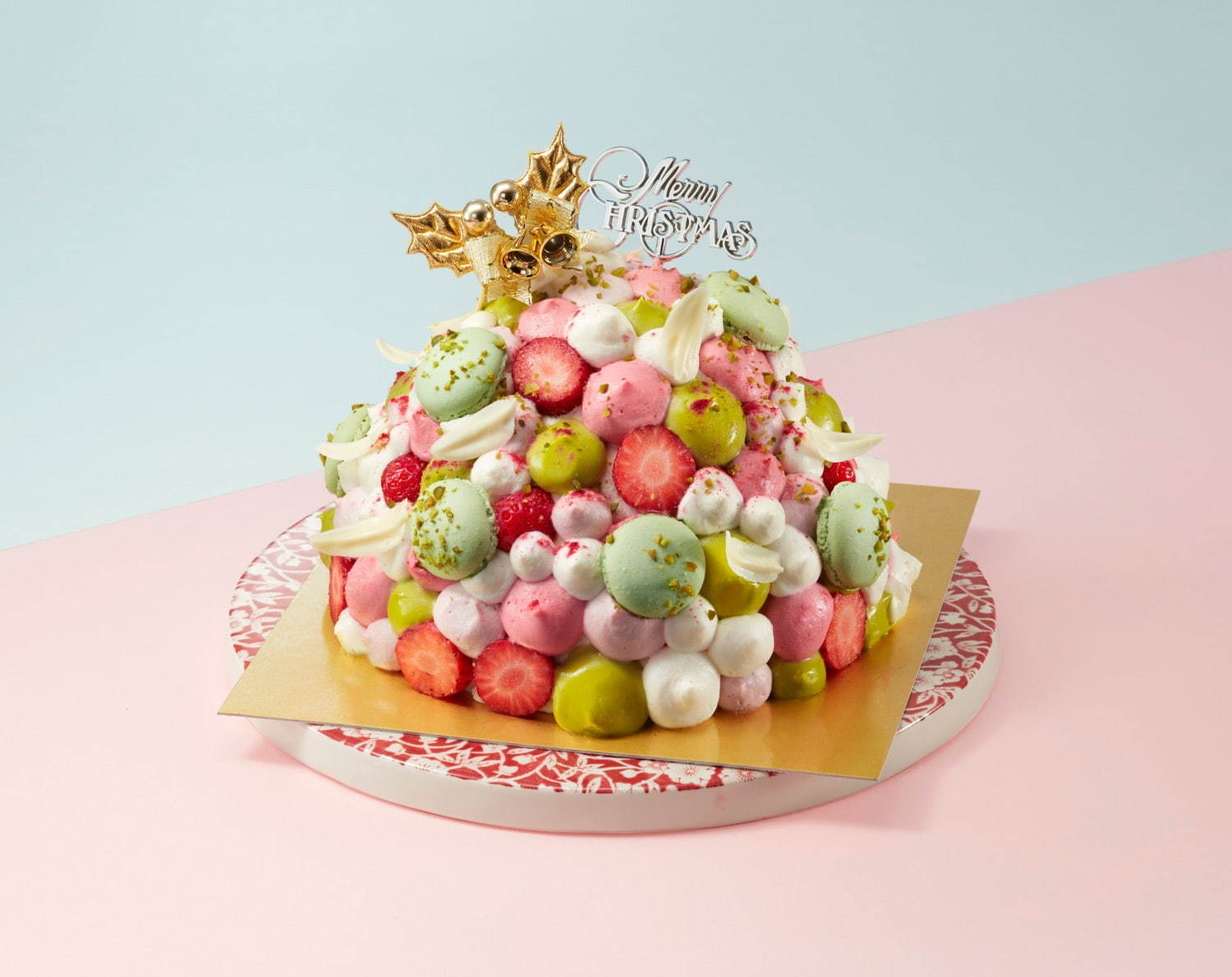 小田急百貨店新宿店のクリスマス マカロンやいちごを飾った カラフル ショートケーキなど ファッションプレス