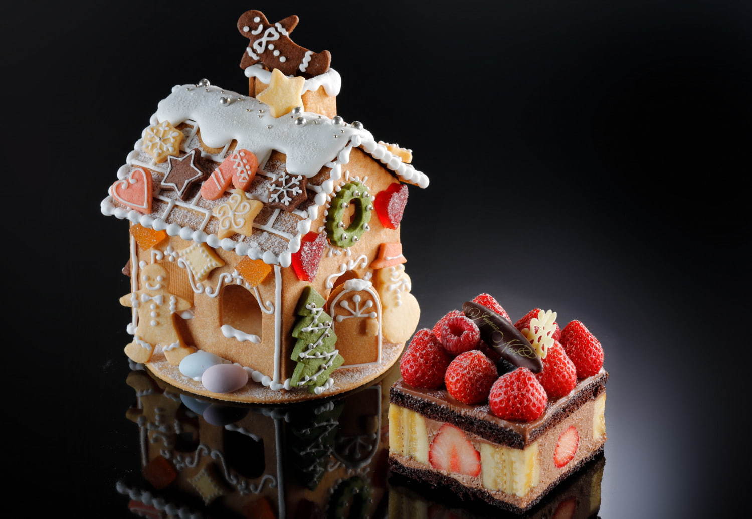 シェラトン都ホテル大阪のクリスマスケーキ クッキーのお菓子の家 や 大粒いちごケーキ ファッションプレス