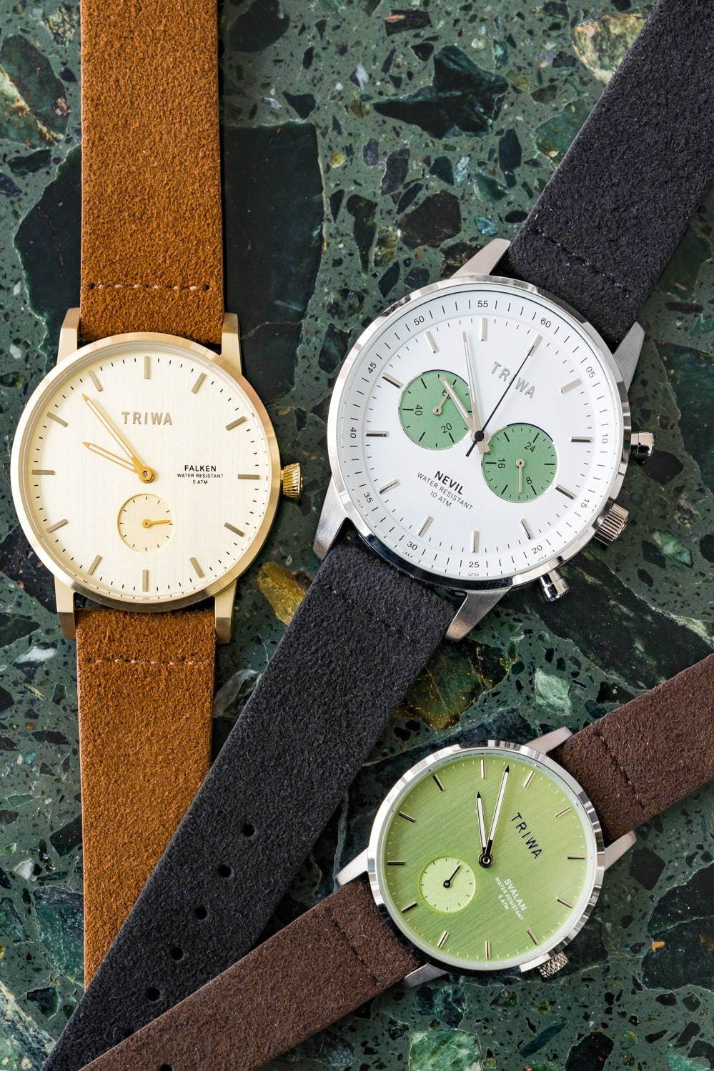 北欧発トリワ「ピスタチオカラー」の新作腕時計、柔らかヴィーガン